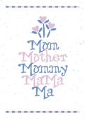 Mother's Day Paper Card