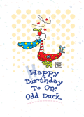 Funny Duck Birthday Card